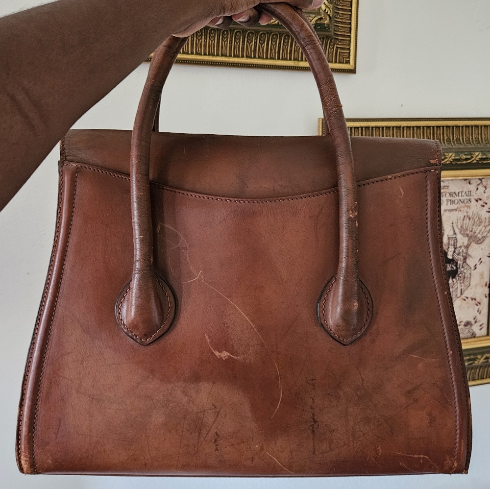 Vintage Gucci Satchel Handbag - Picture 4 of 10